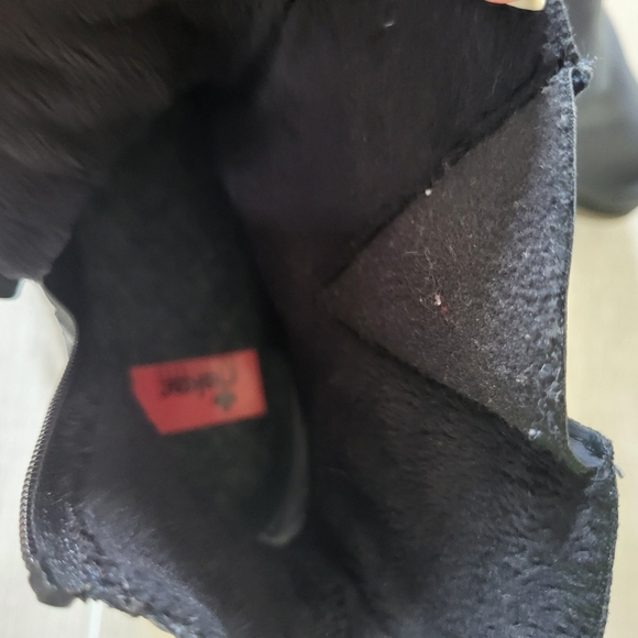 Rieker Women Peggy Blue Ankle Winter Boots Buckle Side Zipper 5.5 US 36 EU - Picture 9 of 10